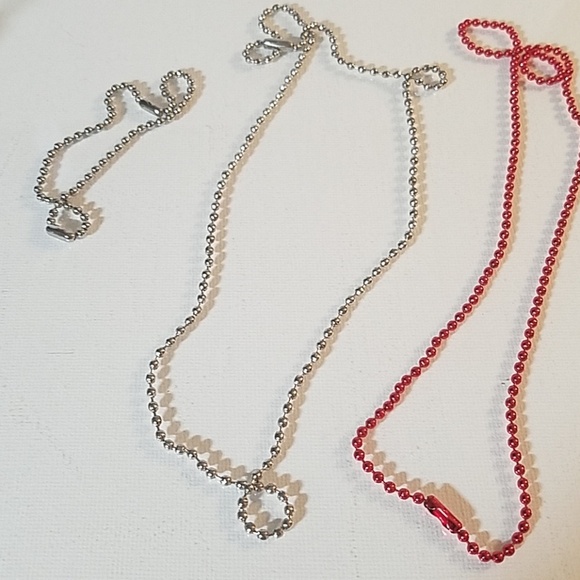 Ball Chain Chains Set of 3 - Picture 1 of 4